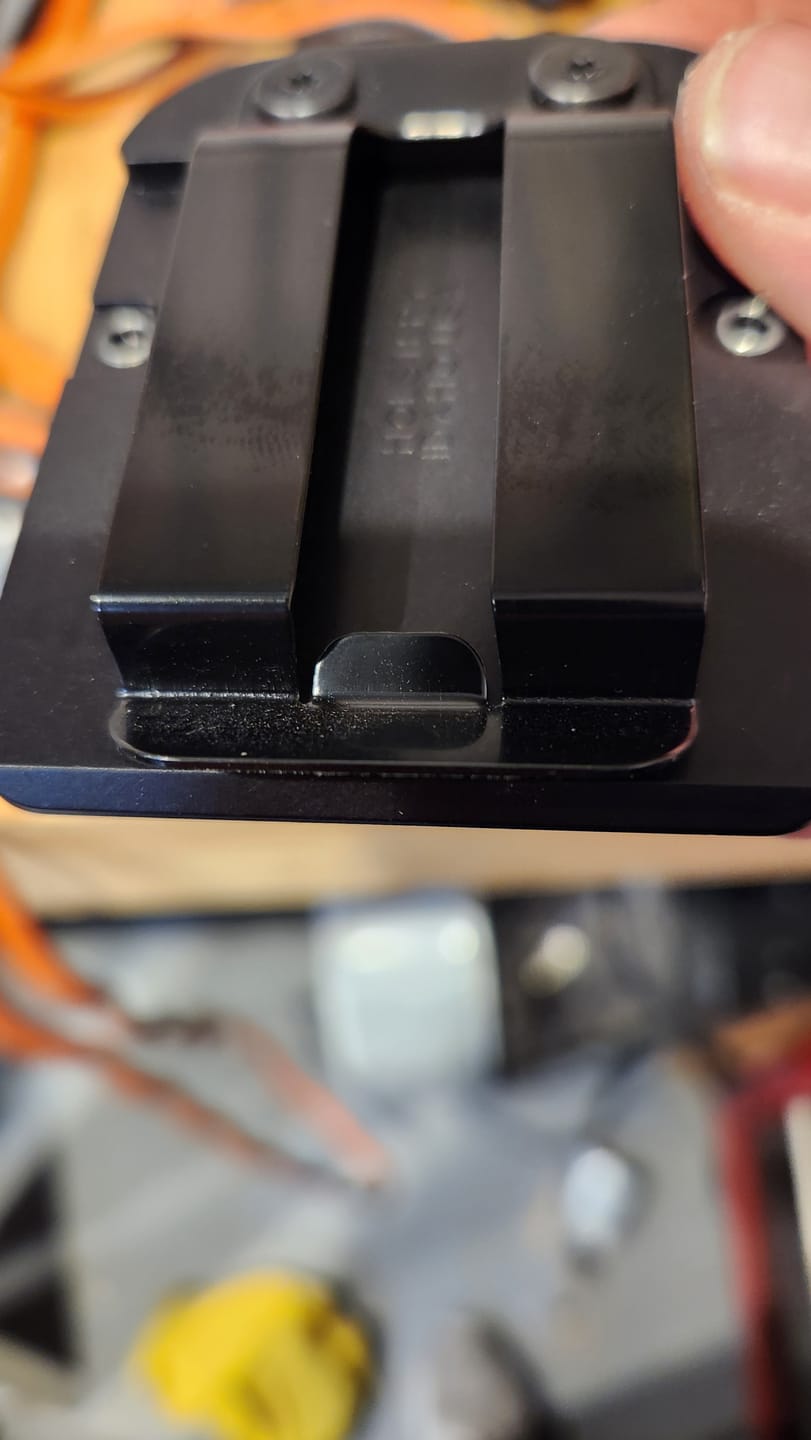 Customer photo review of Replacement Belt Clip - Steel, 1.75"