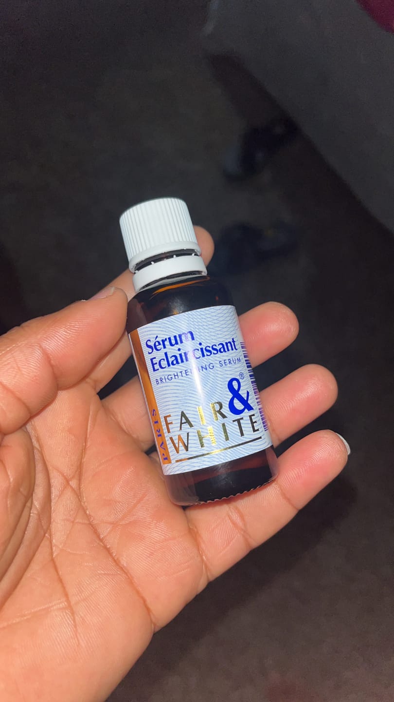 Customer photo review of Fair and White Original Brightening Serum 30 ml / 1 fl oz