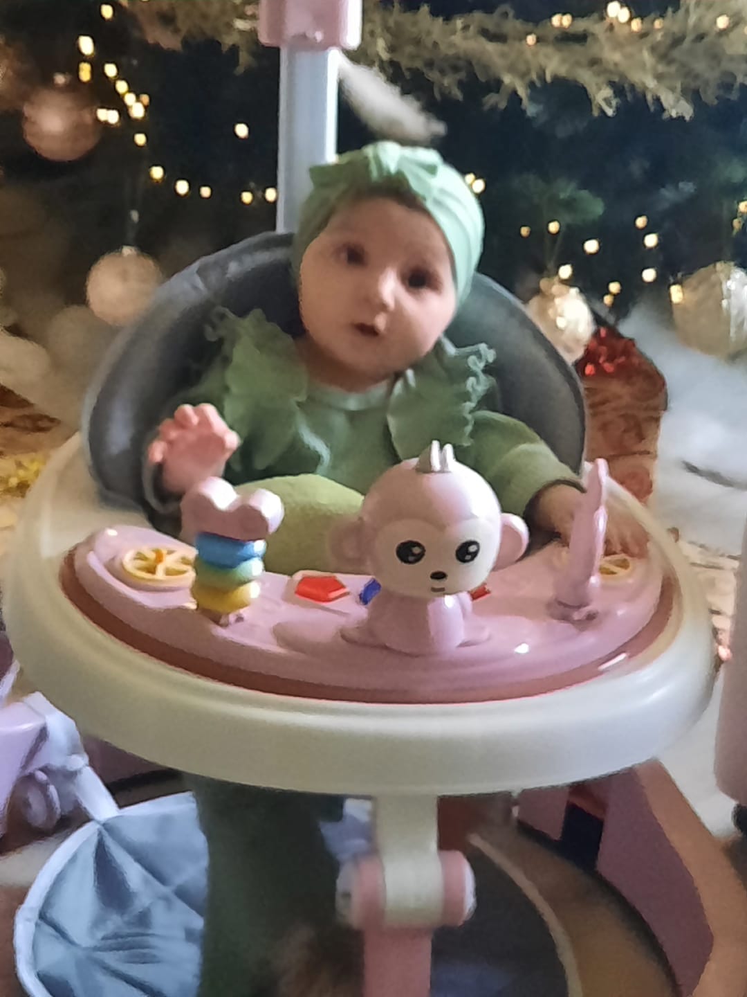 Customer photo review of Twinky Loopstoel Baby - Mint Groen