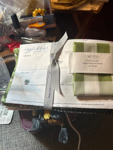 Customer photo review of That’s a Wrap Christmas Collection - Hands On Design - Simple Bundle (10) Fat 1/8 Bundle