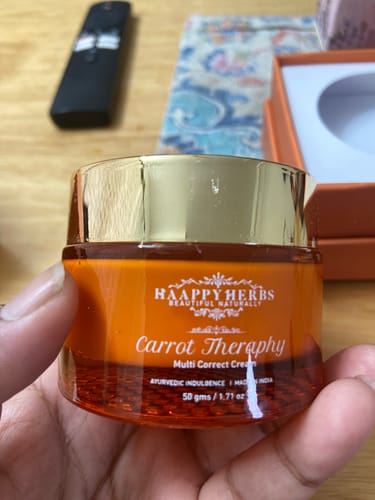 Customer photo review of Carrot Theraphy Multi Correct Cream