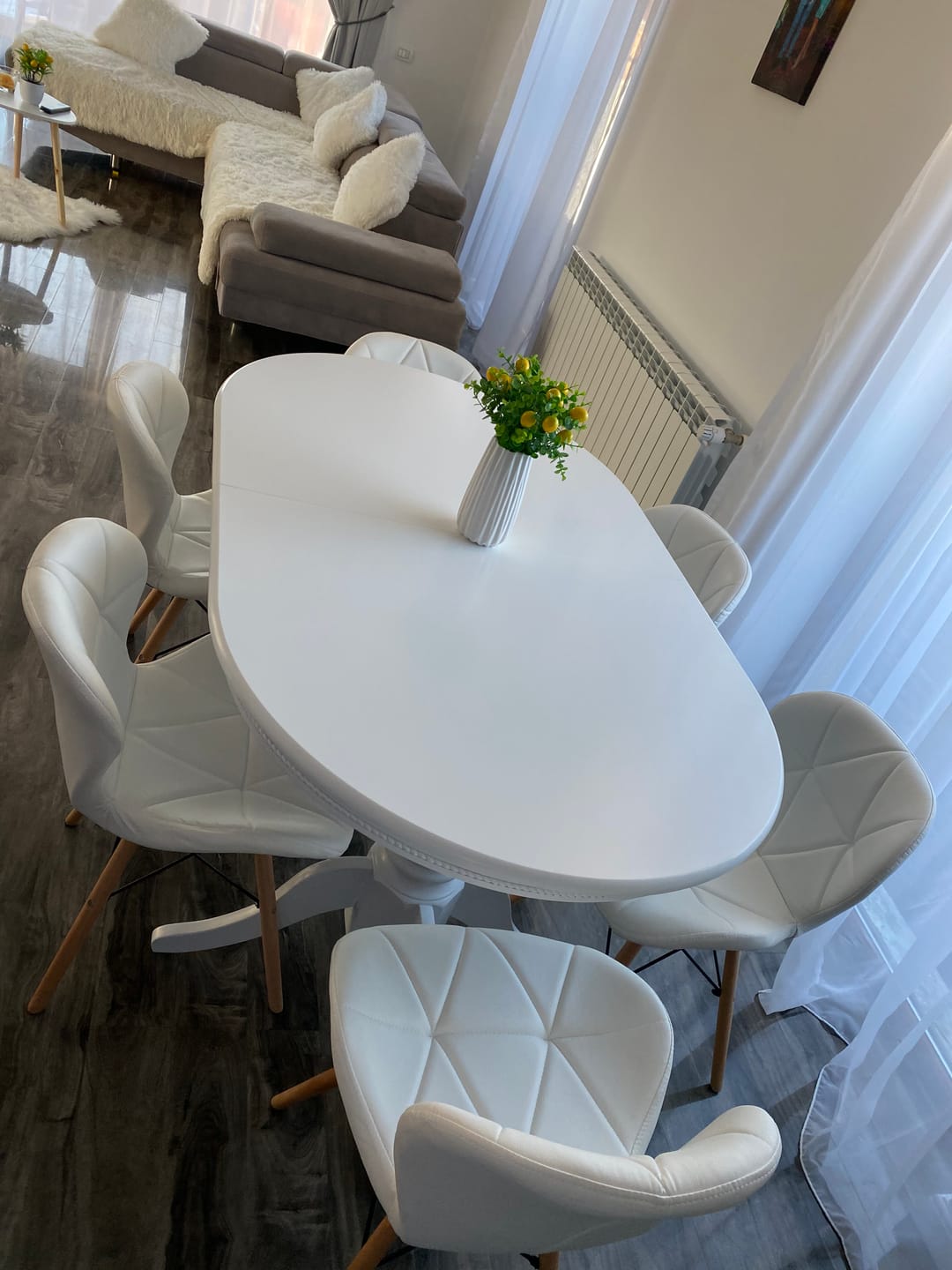 Customer photo review of Masa extensibila JOSEPH, alb, 150/190x90x77 cm