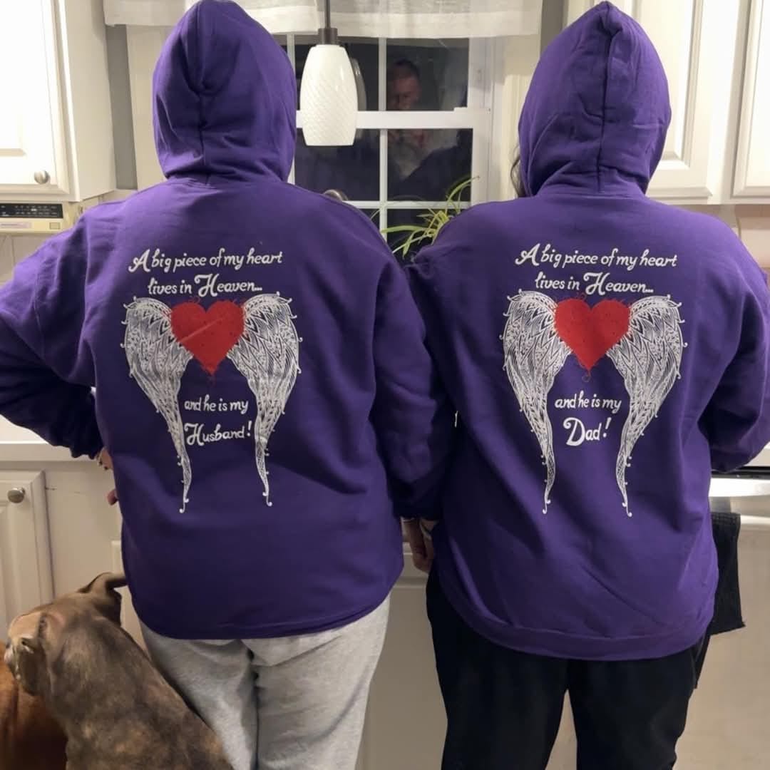 Customer photo review of Dad - A Big Piece of my Heart Hoodie