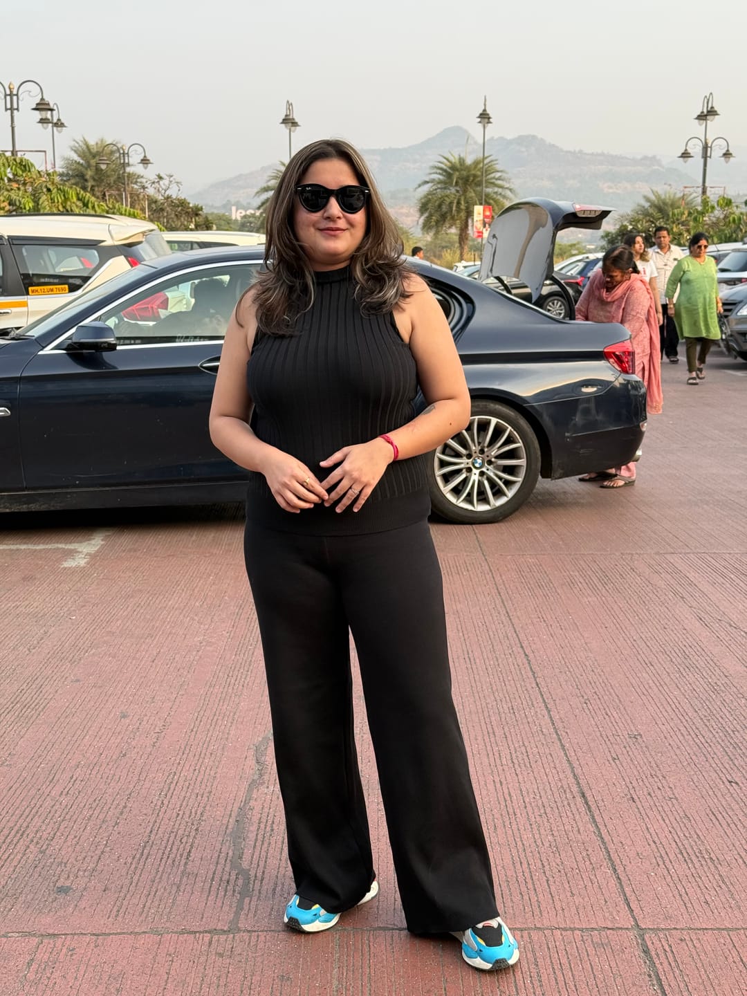 Customer photo review of Aubrey Luxe Winter Coord Set with Cape - Preorder