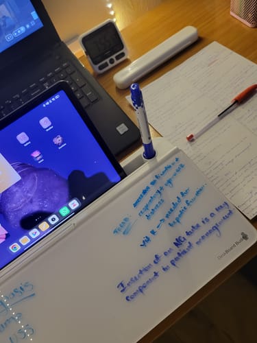 Customer photo review of DeskBoard Buddy