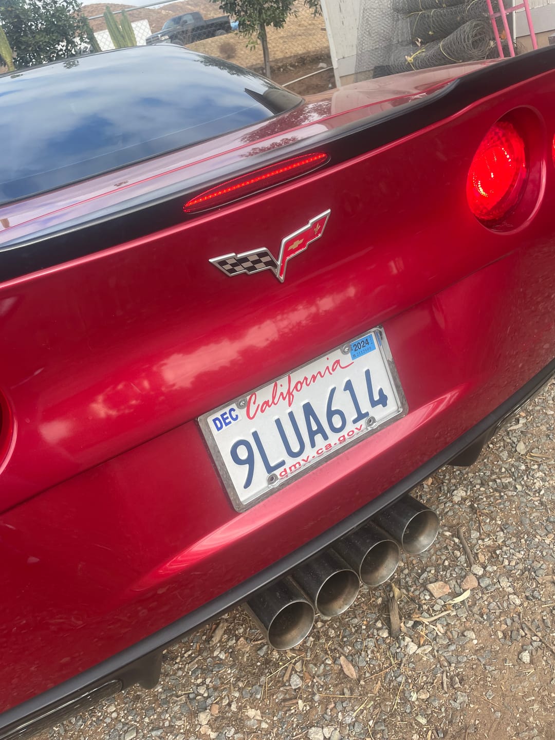 Customer photo review of Corvette C6 ZR1 Conversion Rear Trunk Spoiler