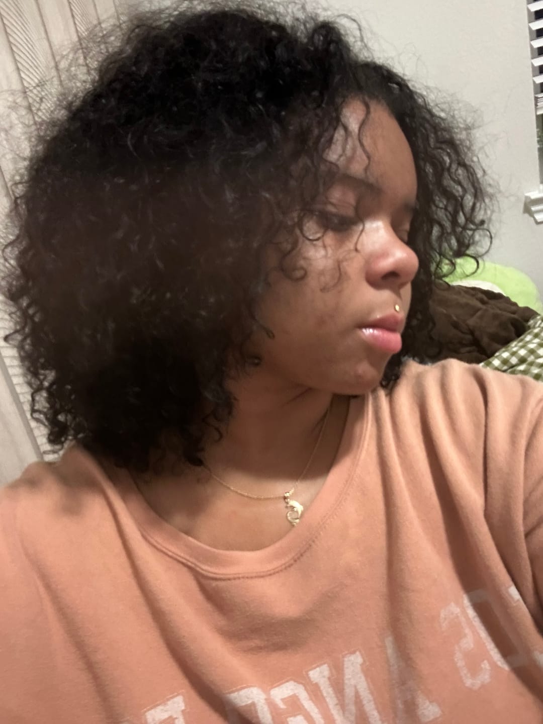 Customer photo review of Brazilian Deep Curly Texture U Part Wigs AU05