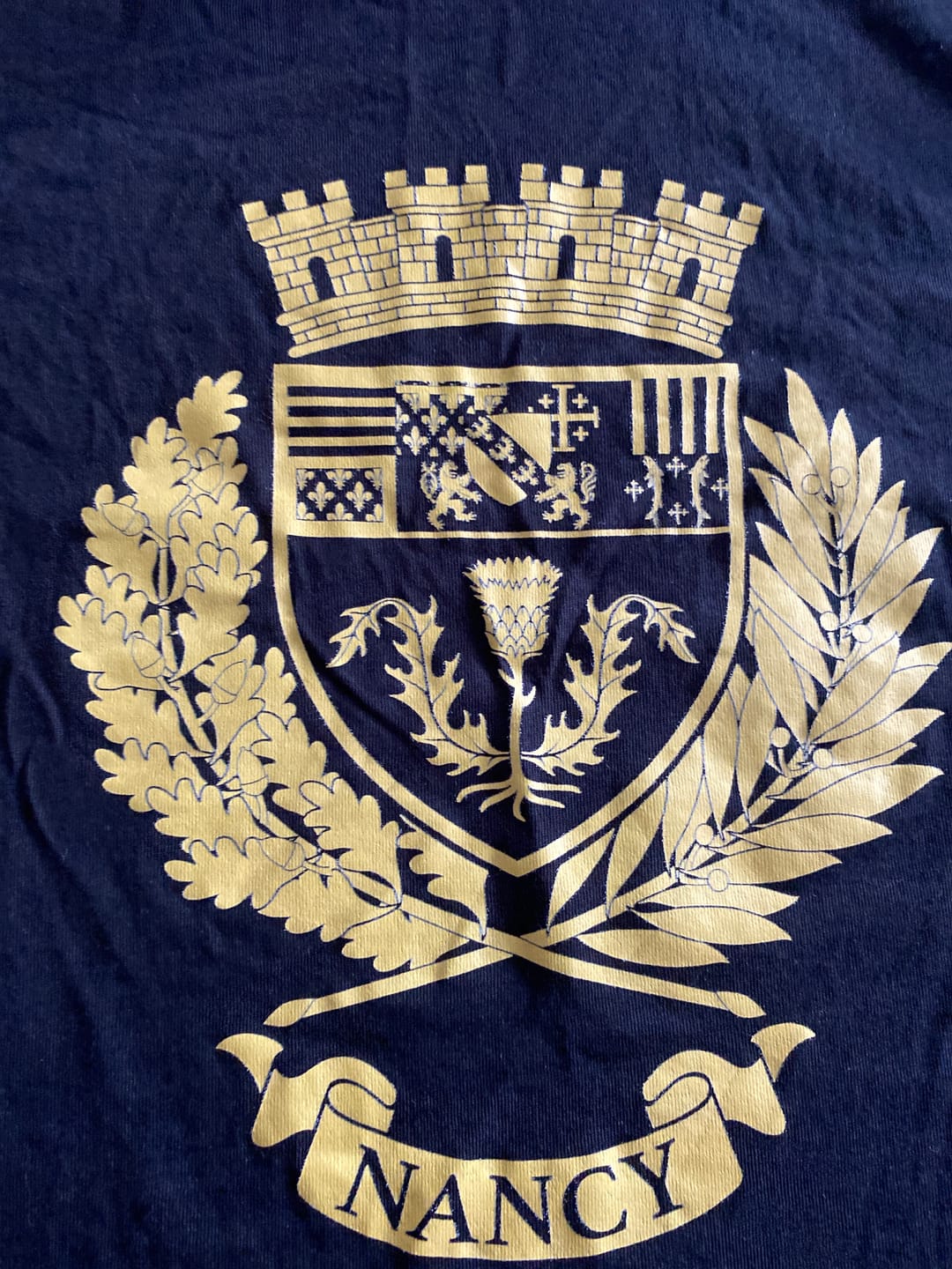 Customer photo review of T-shirt - Blason de Nancy