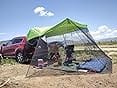 Customer photo review of Car Awning Sun Shelter Tents SUV Tent Rooftop with Mosquito Net Camping Truck Canopy Universal Tailgate Tent Outdoor for MPV, Trucks