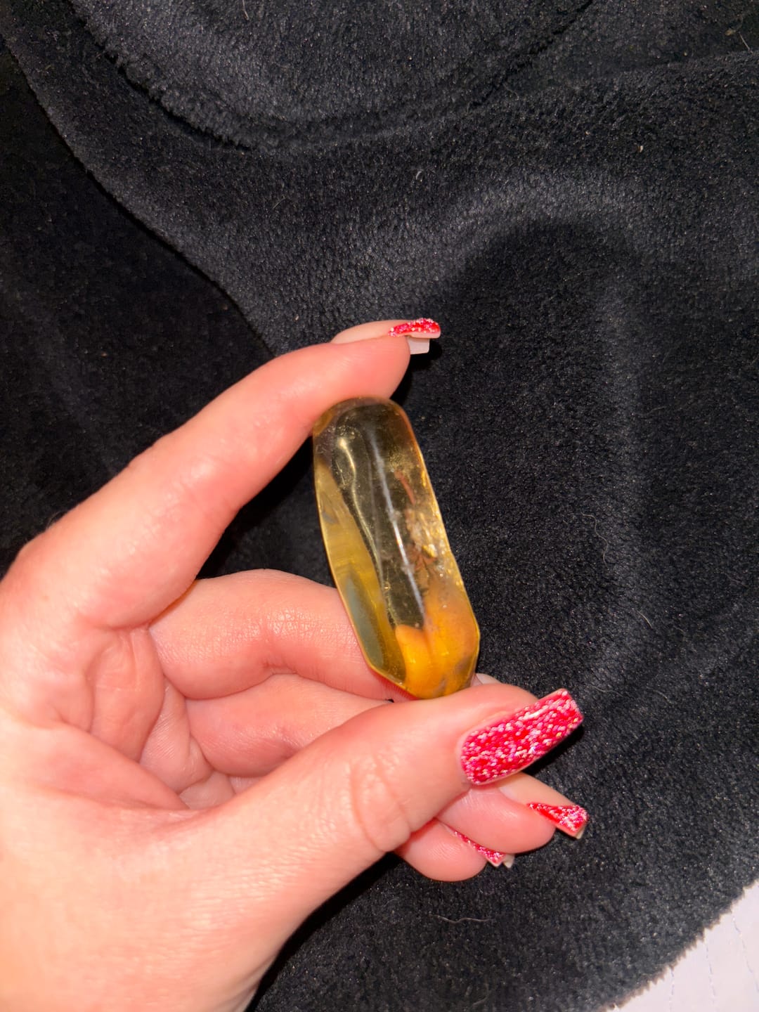 Customer photo review of Natural citrine - Tumblestone