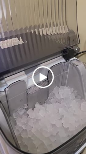 Customer video review of 34lbs/24H Nugget Ice Makers Countertop