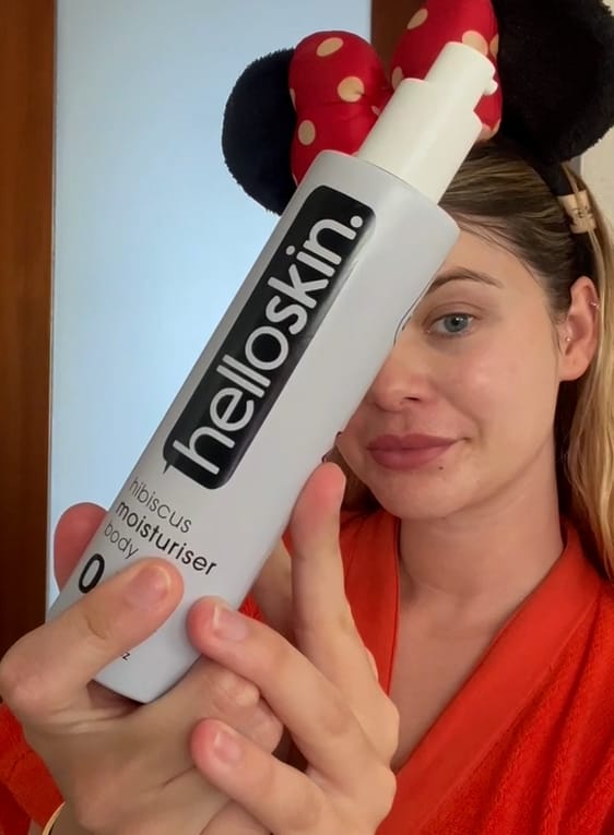 Customer photo review of Hibiscus Body Moisturiser (120ml)