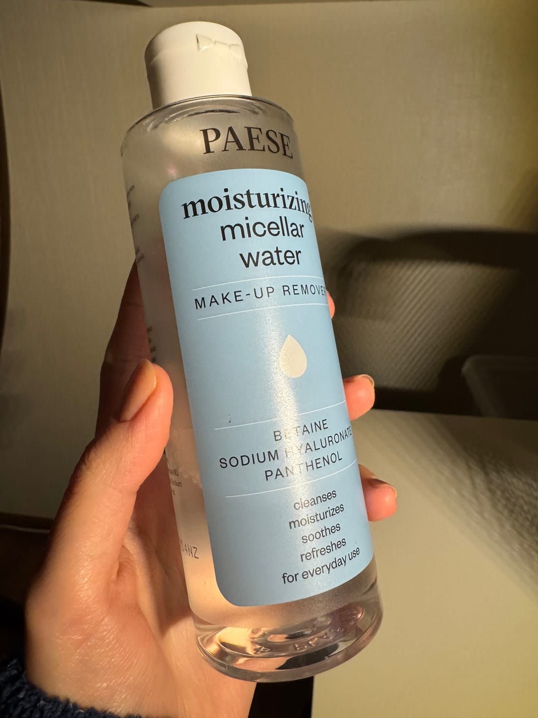 Customer photo review of Micelārais ūdens Paese Argan Micellar Solution Make-Up Remover