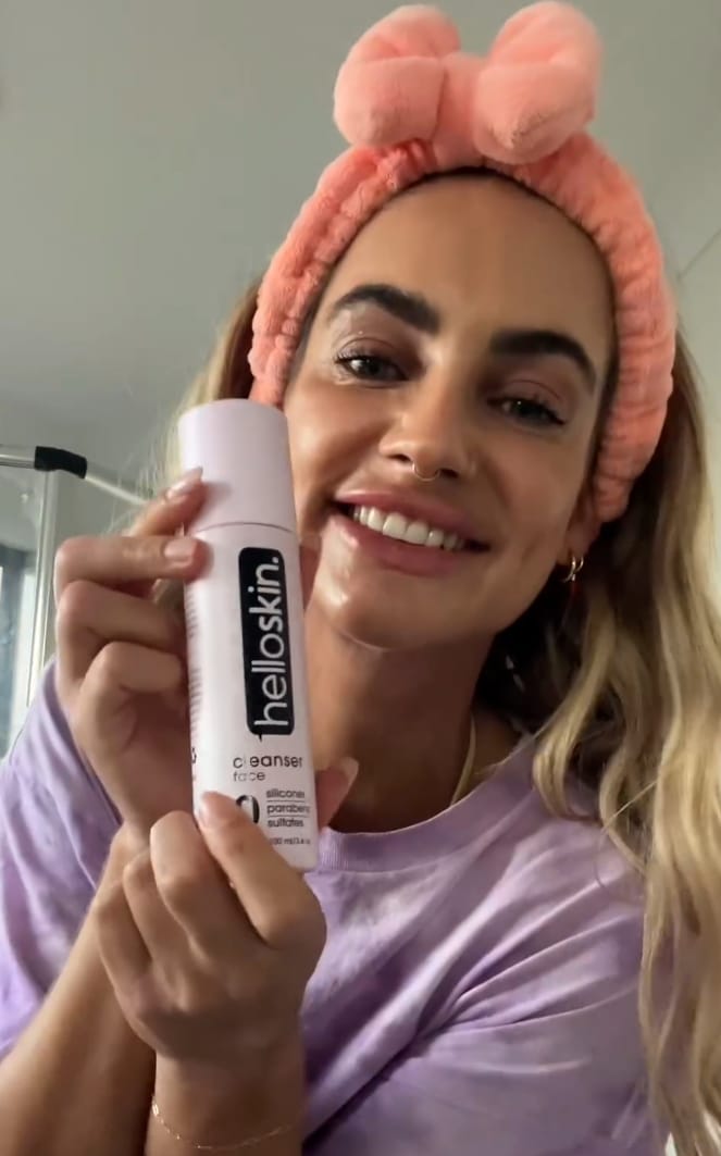 Customer photo review of Face Cleanser (100ml)
