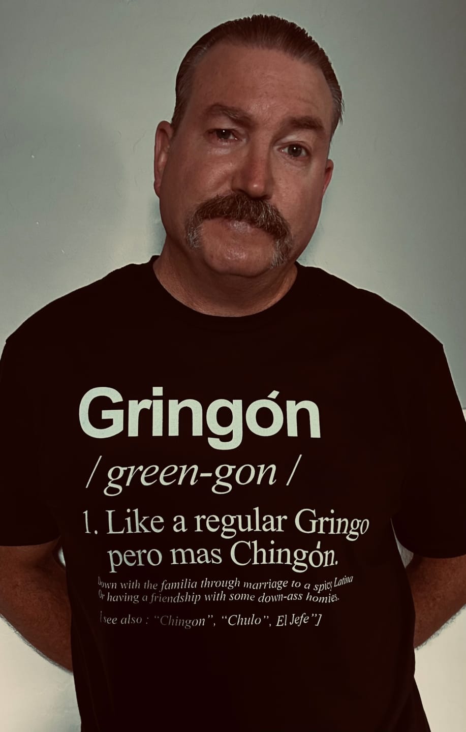 Customer photo review of El Gringon OG Old School T-Shirt