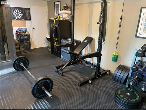 Customer photo review of Phoenix Squat Rack