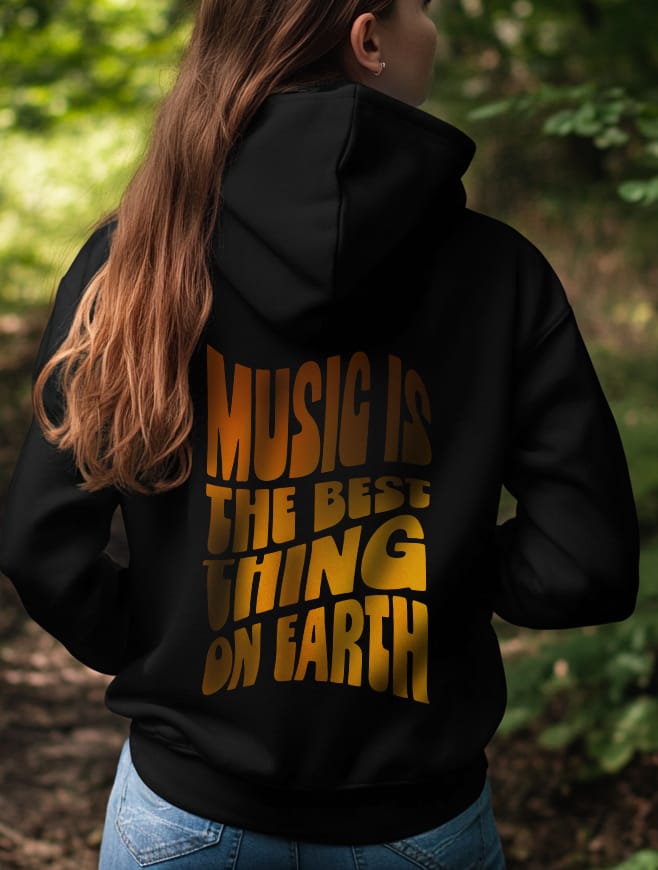 Customer photo review of Mein Herz_Chor_Classic Hoodie - Mit Taschendruck