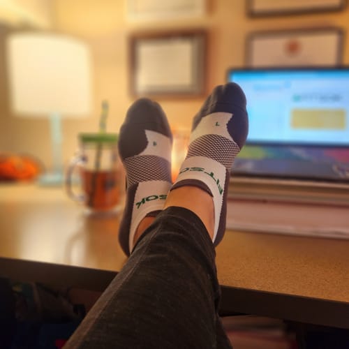 Customer photo review of F4 Tech (3 pair pack)