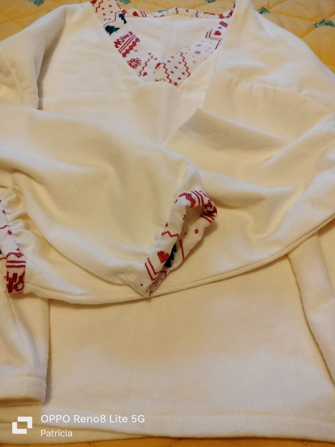 Customer photo review of Plain Brushed Cotton Fabric