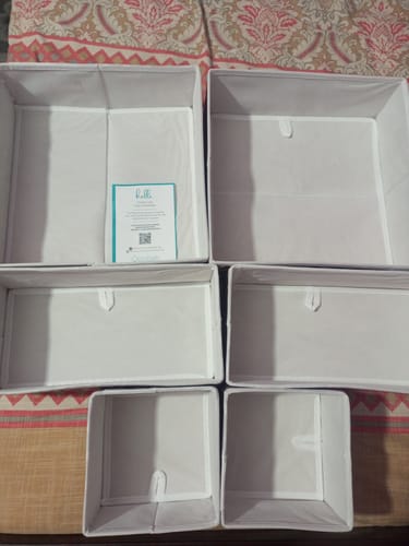 Customer photo review of Qoolish 6-Pack Drawer Organizers: Tidy-Up Your Space in Style! (Available in 6 Colors)