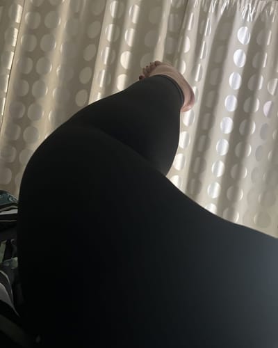 Customer photo review of RestShapers™: High Waisted All-Day Compression Tights - Super Comfy!