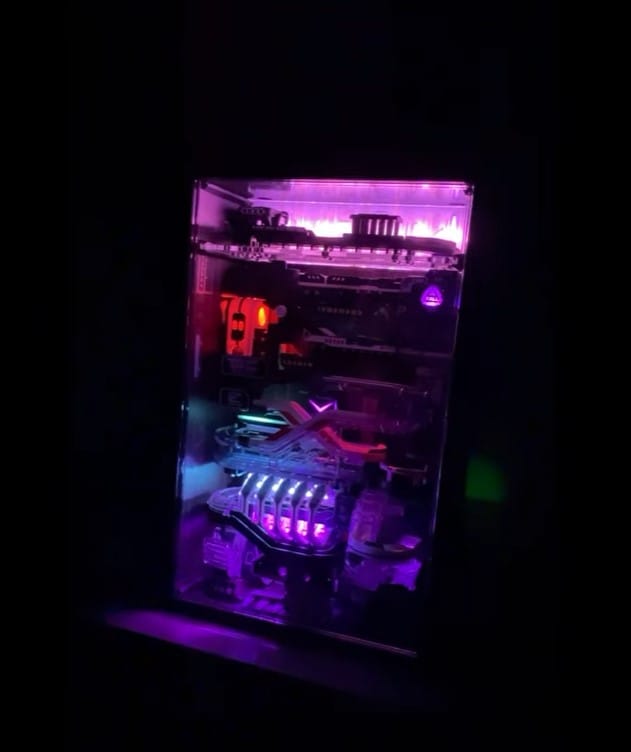 Customer photo review of Neon Circuit City Marble Run DIY Kit