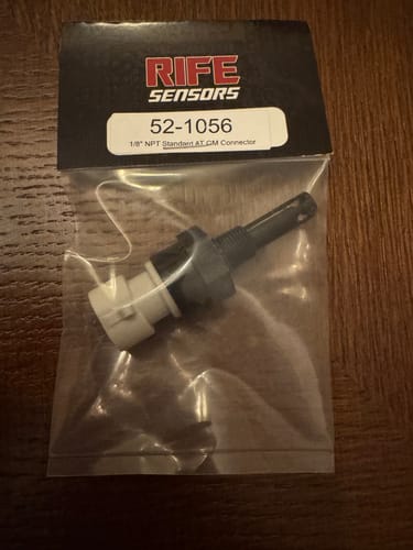 Customer photo review of 1/8" NPT RIFE Standard IAT Air Temperature Sensor GM Delphi Connector -10 to 335°F (52-1056)