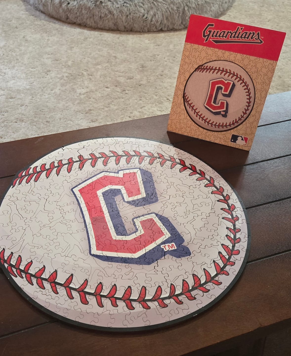 Customer photo review of Cleveland Guardians™ - Wooden Puzzle
