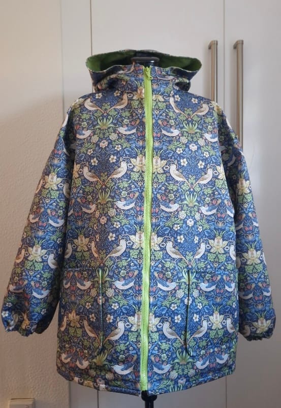 Customer photo review of William Morris Garden Birds Water Resistant Fabric