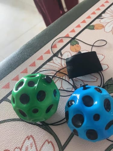 Customer photo review of Galaxy Jump Ball Toy