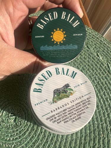 Customer photo review of NEW Based Balm Barbados Edition