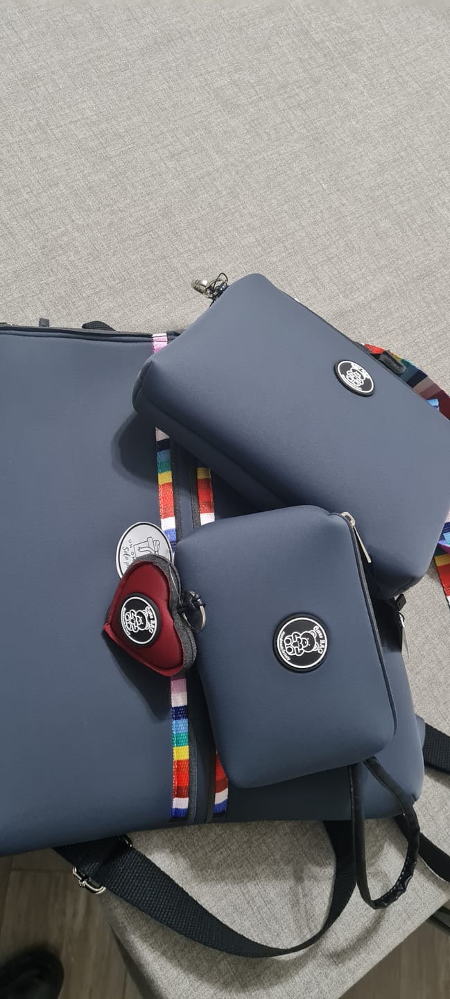 Customer photo review of TRIO | Zainetto + Pochette + Trousse