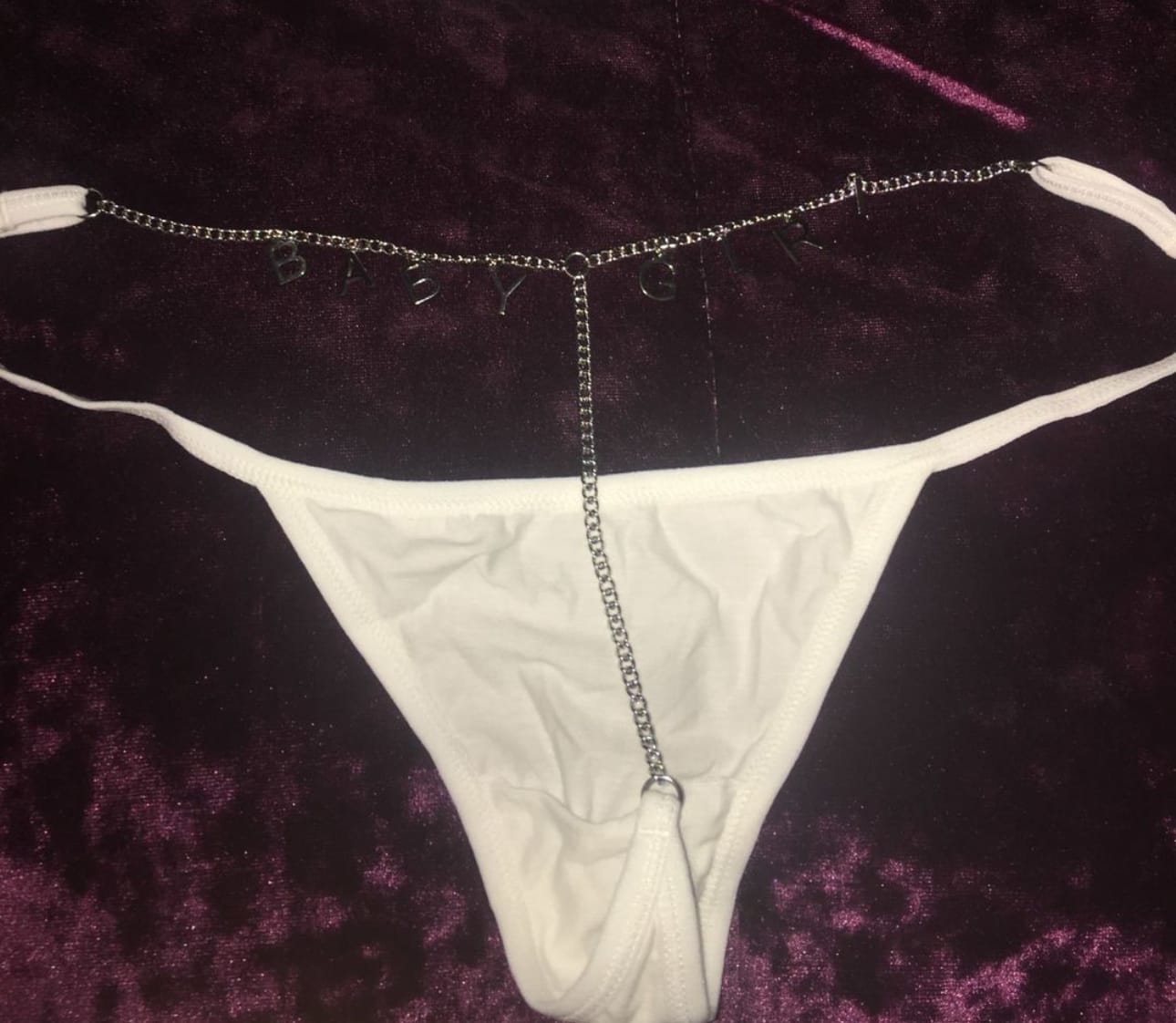 Customer photo review of Custom Chain Thong