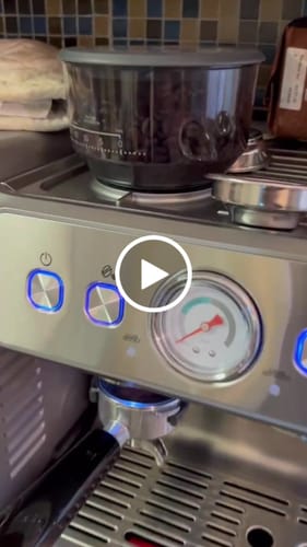 Customer video review of 15 Bar Professional Espresso Maker