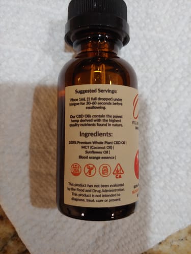 Customer photo review of Botanical Extract Oil