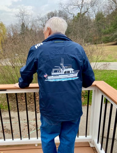 Customer photo review of Custom Digital Boat Artwork