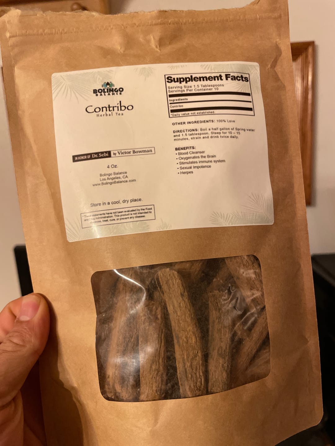 Customer photo review of CONTRIBO