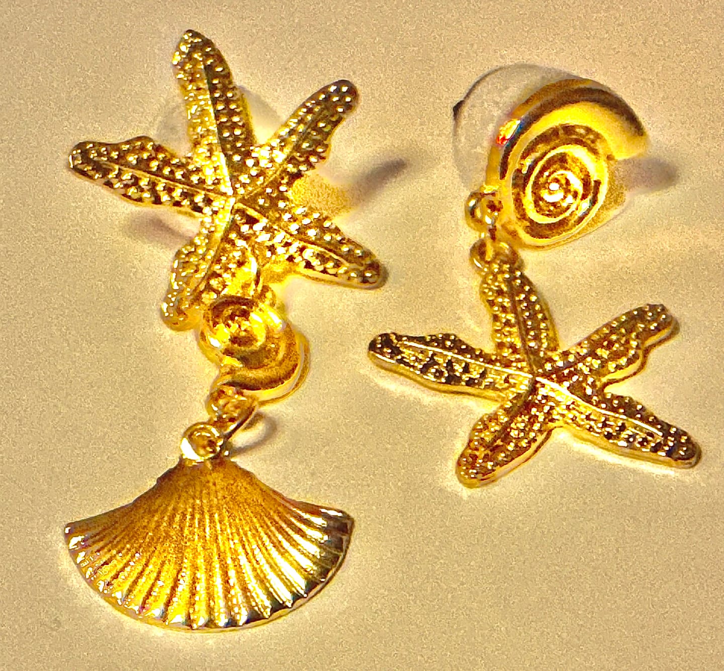 Customer photo review of Earrings: Sea Star - various forms