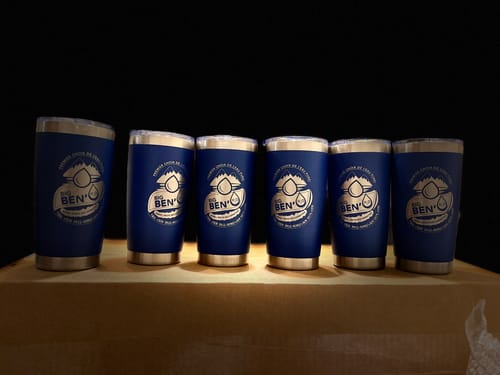 Customer photo review of (6 Pieces) Custom Laser Engraved - 20oz Tumblers
