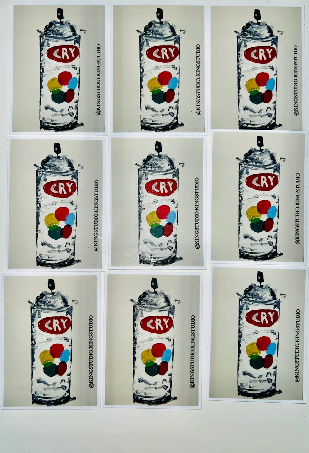 Customer photo review of Rectangle Stickers