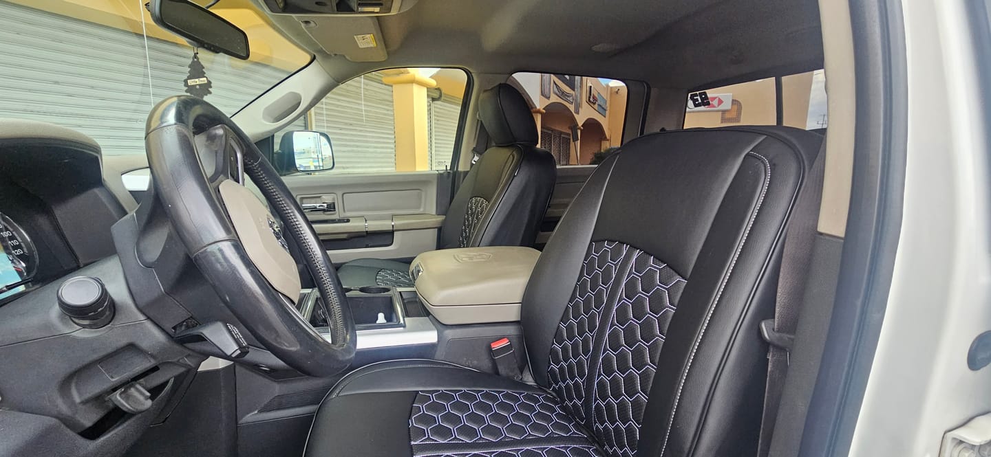 Customer photo review of 2009+ Dodge Ram Classic Custom Leather Seat Covers