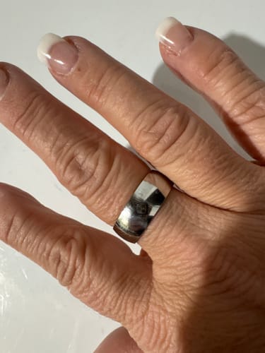 Customer photo review of Band Ring - Silver