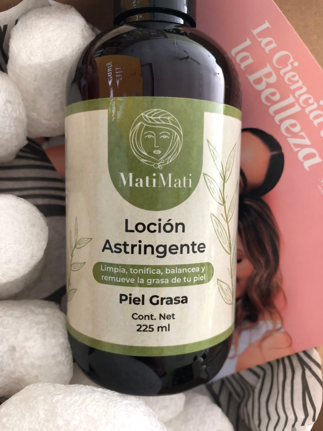 Customer photo review of Loción Astringente