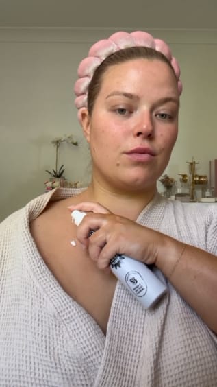 Customer photo review of Hibiscus Body Moisturiser (120ml)