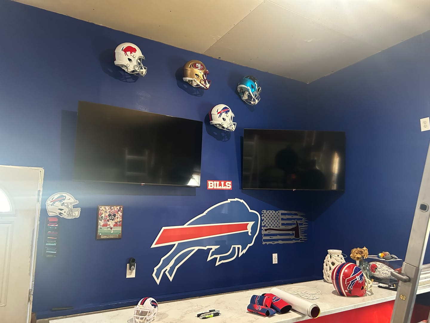 Customer photo review of Buffalo Bills Riddell Speed Replica Helmet