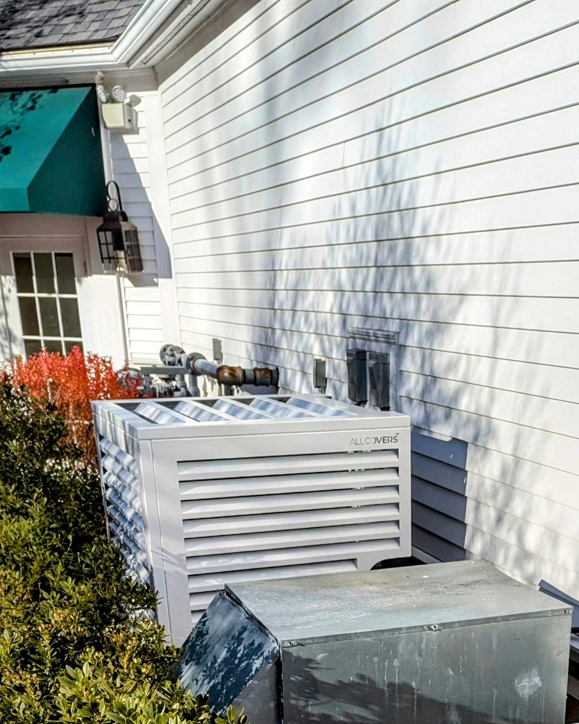 Customer photo review of Central AC Cover - White