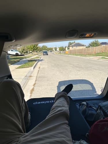 Customer photo review of deepsleep Solo Mat for Subaru Outback
