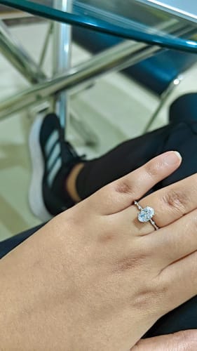 Customer photo review of I WANT IT RING - Fine Silver