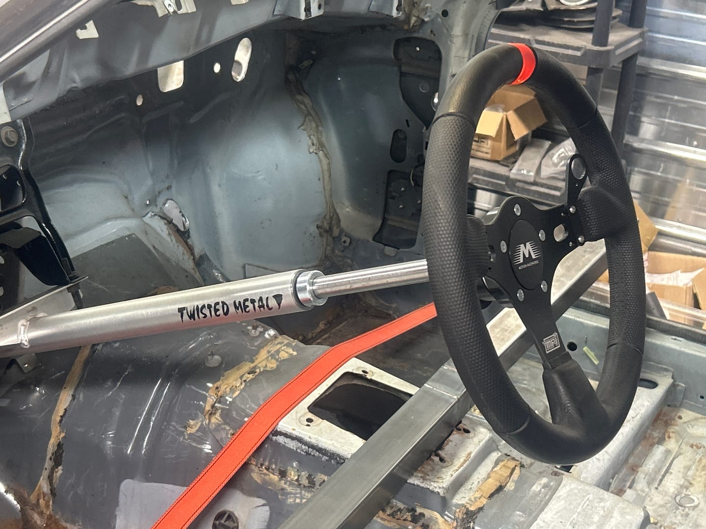 Customer photo review of Motion Raceworks Edition MPI Race Steering Wheel - MPI-DRG-R513-MRW