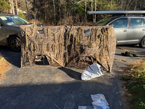 Customer photo review of Amazing Offer Tidewe Panel Blind Waterfowl Duck Hunting Blind